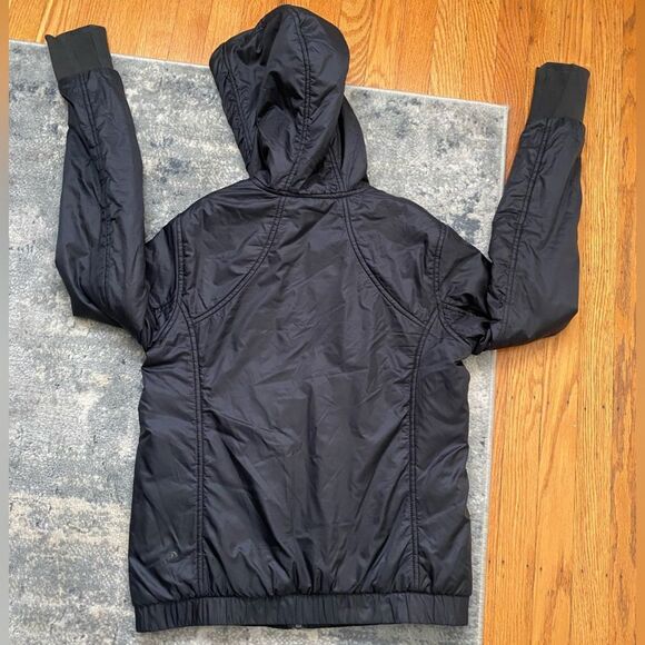 Lululemon Glyde Scuba Hoodie with Primaloft, SZ 6, Black - Picture 5 of 12